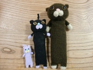 あみぐるみ３兄弟